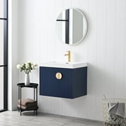Floating \u0026 Wall Mounted Bathroom Vanity Set with Acrylic Sink